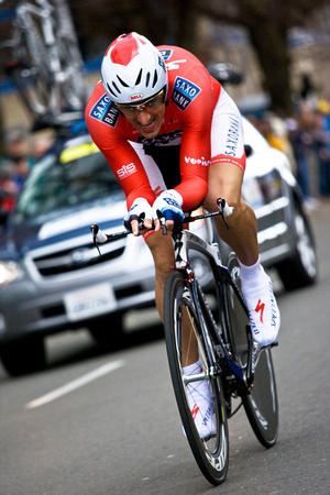 Fabian Cancellara, winner of the prologue