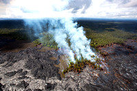 the  lava flow from Kilauea