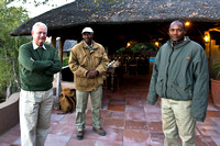 safari director Derek Solomon (left)....