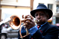 Street performer on Hollywood Blvd