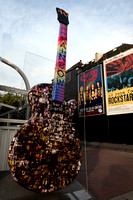 Guitar in front of the Rainbow Club on the Sunset Strip