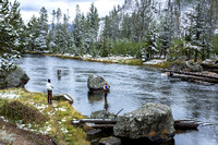 Three buddies on an epic fishing trip