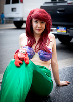 Little Mermaid on Hollywood Blvd